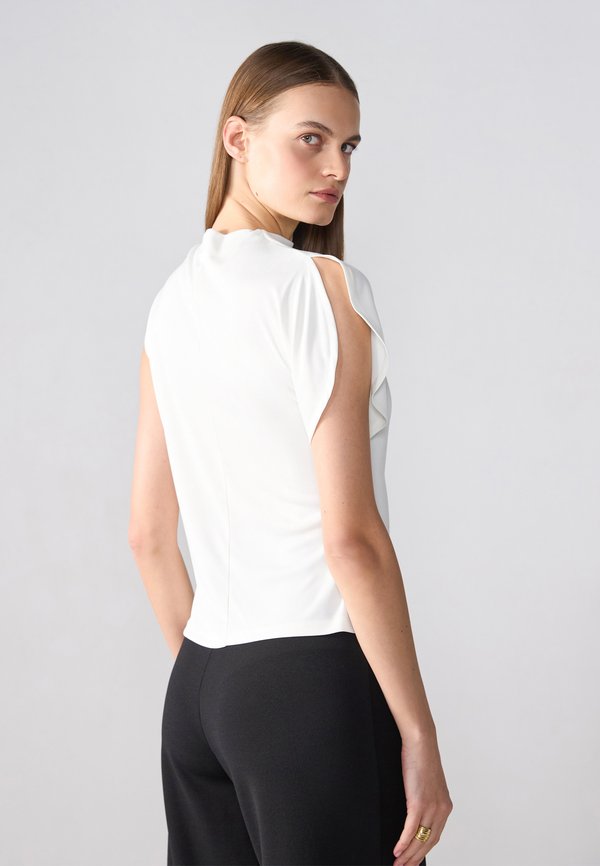 ASYMMETRIC TOP - Basic T-shirt - blanc le blanc3