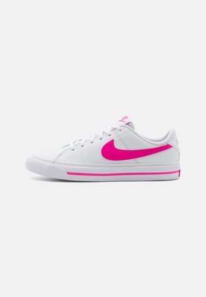 COURT LEGACY - Sneakers basse - white/laser fuchsia