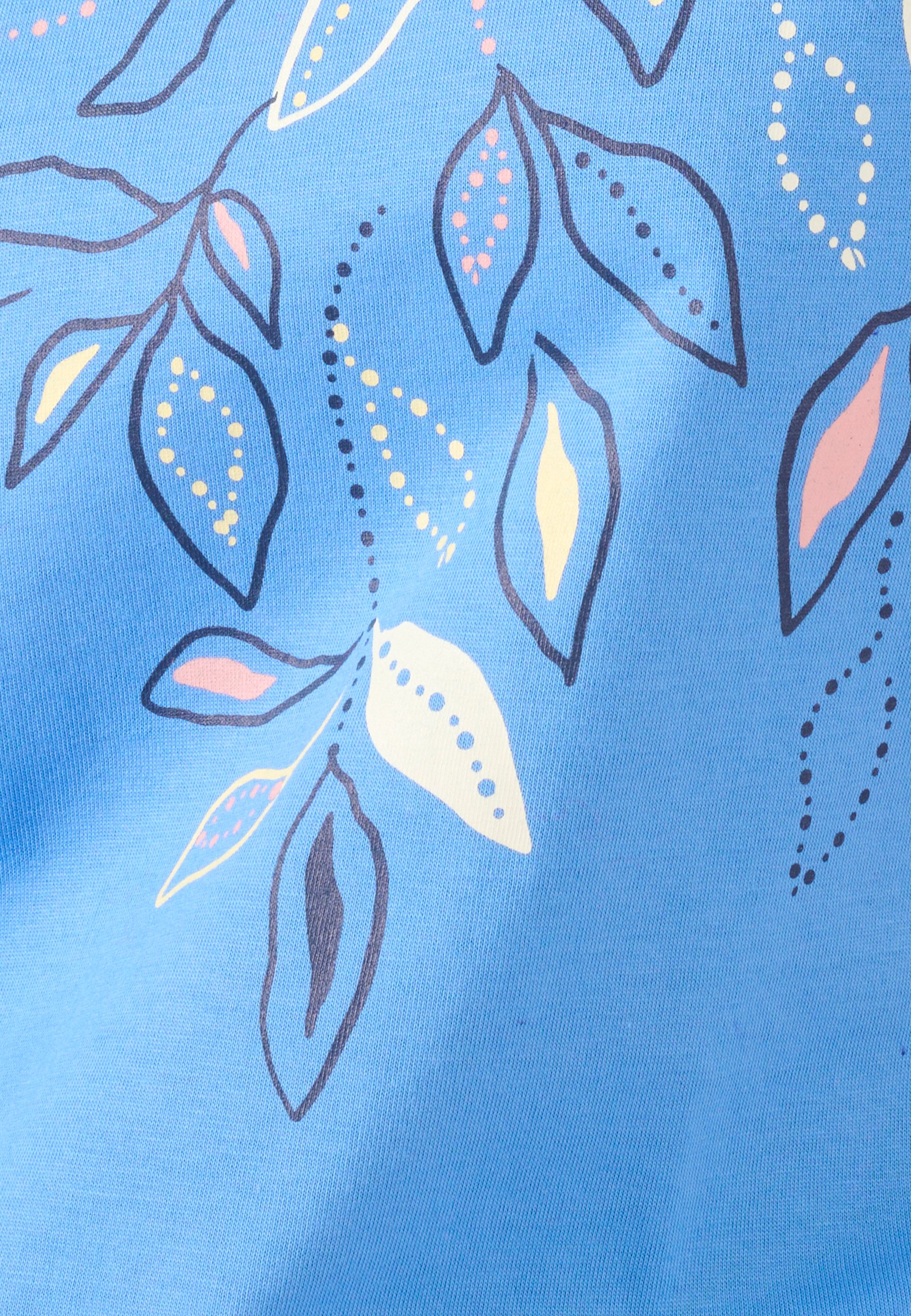 T-shirt Damart Femme Motif Feuilles Placé - 100% Coton, Coupe Standard, Manches Courtes, Taille 54/56 - 8