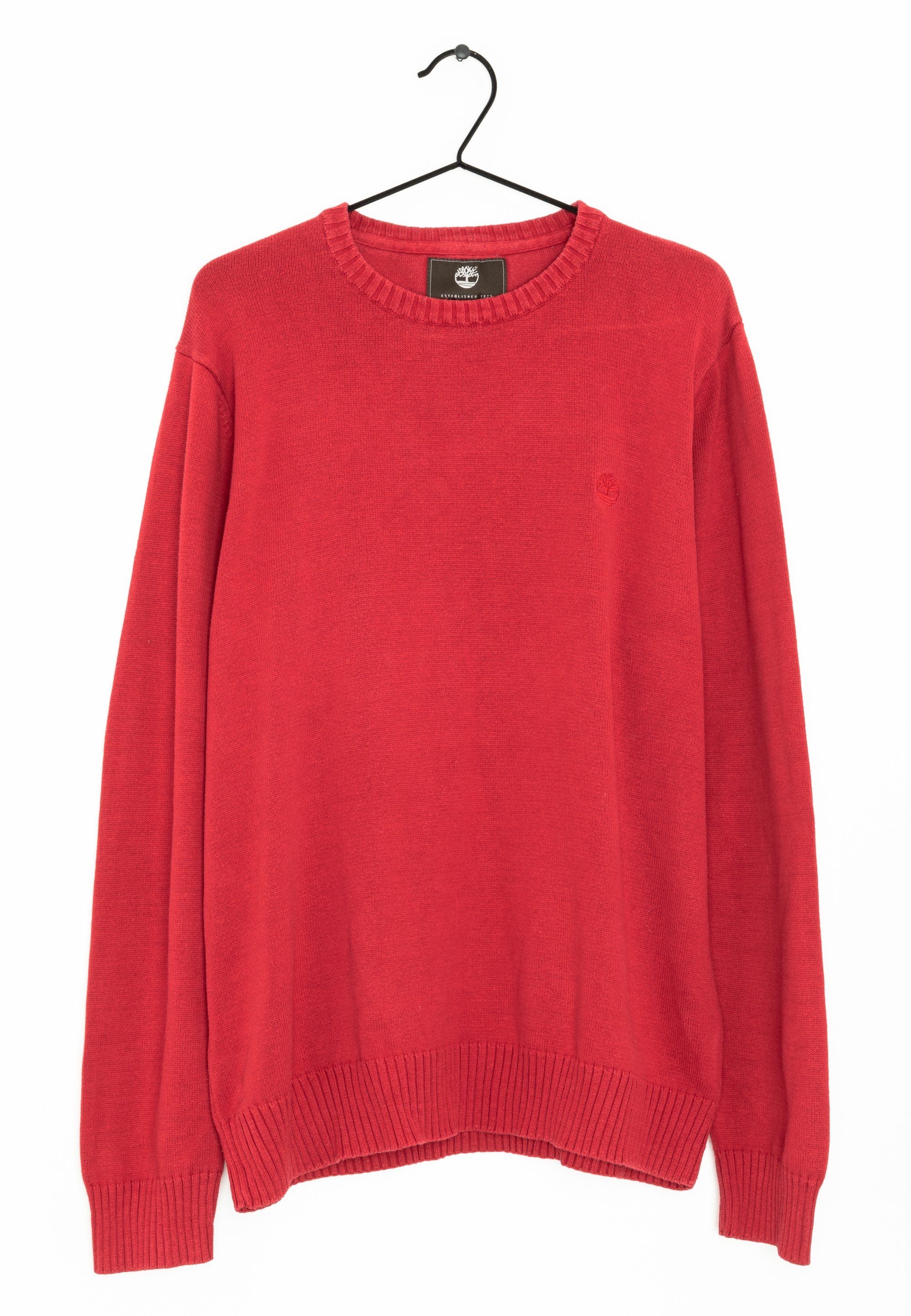 red timberland jumper