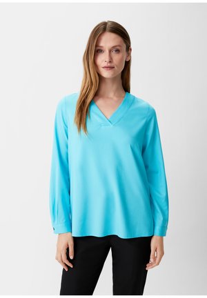 comma Blouse - türkisblau