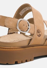 Timberland Platform sandals - medium beige nubuck