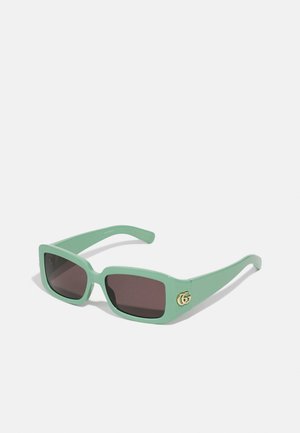 Gucci RECTANGULAR/SQUARED UNISEX - Sunčane naočale - green/grey