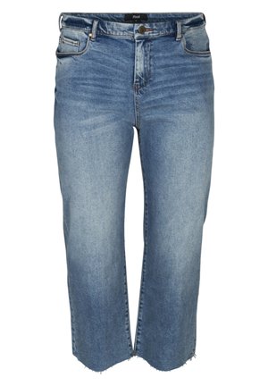Zizzi Slimfit džínsy - light blue denim