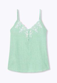 Non sélectionné, rayé vert