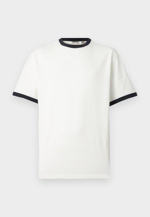 Only & Sons, ONSFRED LIFE CONTRAST TEE - Βασικό μπλουζάκι - cloud dancer/dark navy