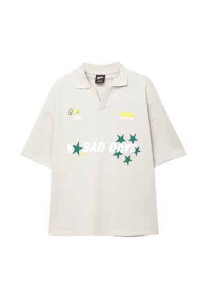 PULL&BEAR NO BAD DAYS - Polo shirt - grey