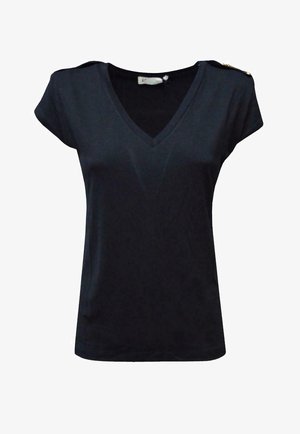 CAFèNOIR, T-shirt basic - balck