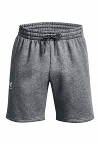 Grå sportshorts i mjukt tyg. Har en elastisk midja med dragsko och sidologotyp. Enkel och funktionell design.