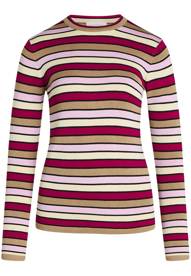 Damen Strickjacken | Sisters Point Strickpullover pink comb./mehrfarbig - EI68630 Damen Strickjacken | Sisters Point Strickpullover pink comb./mehrfarbig - EI68630
