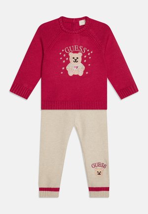 BABY PANTS SET - Maglione - cherry passion
