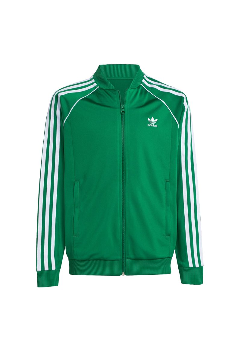adidas Originals Sweater met rits groen adidas Originals Sweater met rits groen