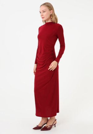 Modanisa, MODANISA MODEST DRESS REFKA - Maxikjoler - burgundy