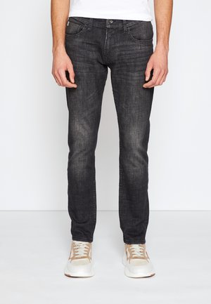 SLIM PIERS - Jeans Slim Fit - dark stone black denim