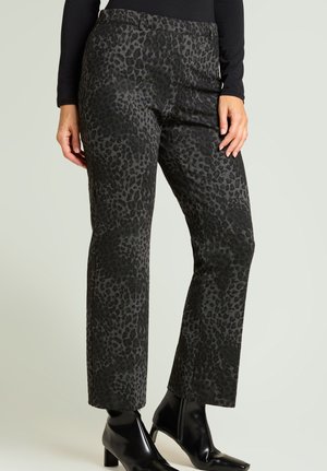 PULL-ON ANIMALIER - Vaqueros rectos - grigio