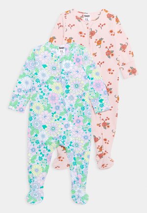 LONG SLEEVE ZIP ROMPER 2 PACK UNISEX - Pyjama - multicolor