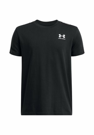 Under Armour SPORTSTYLE TAPED - Tričko s potlačou - black