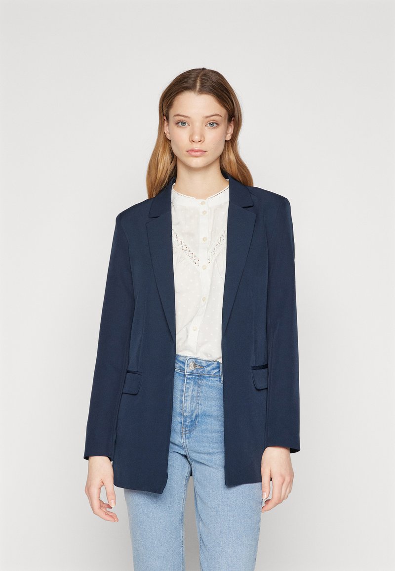 Pieces PCBOZZY LOOSE - Cappotto corto - sky captain/blu scuro - Zalando.it
