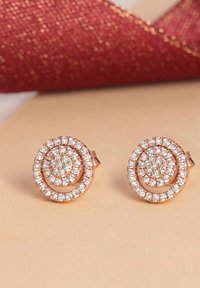 CHRIST Örhänge - rose gold-coloured