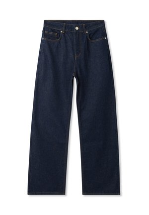 Terranova WIDE LEG  - Jeans baggy - blu denim scuro