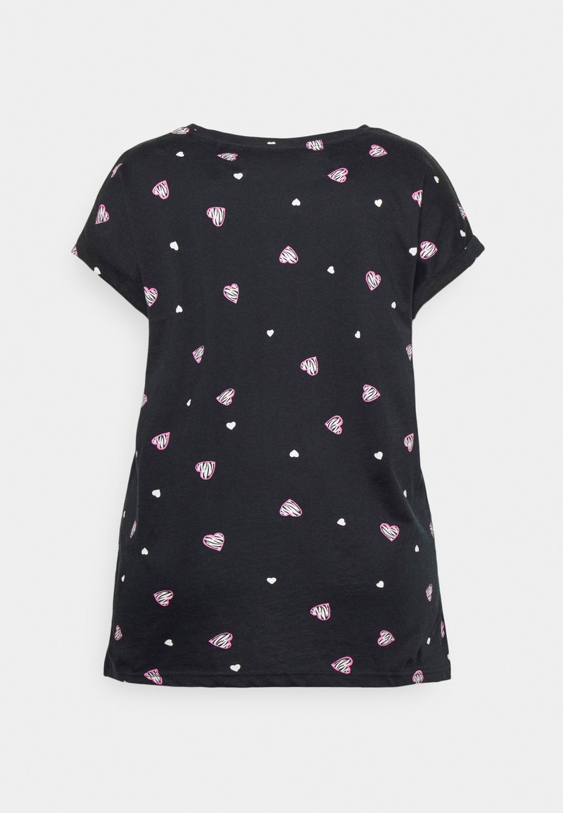 Damen T-Shirts | CAPSULE by Simply Be BOYFRIEND PRINT TEE 2er Pack T-Shirt print grey/grau - GD29301 Damen T-Shirts | CAPSULE by Simply Be BOYFRIEND PRINT TEE 2er Pack T-Shirt print grey/grau - GD29301