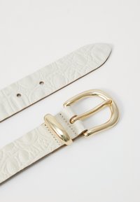 Vanzetti LEATHER MIX BELT - Klassiske belter - cream