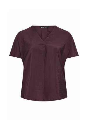 Yours Clothing, PLUS SIZE BLOUSES & SHIRTS - Blusa - aubergine