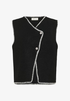 Cream TIMMIE - Vest - pitch black