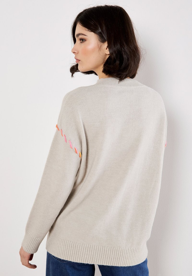 Apricot Strickpullover stone/stein Zalando