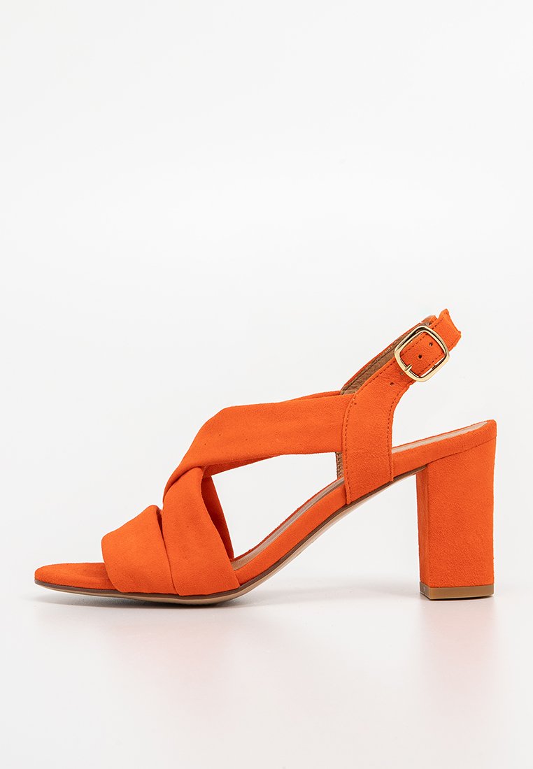 Cosmoparis Sandalen met hoge hak oranje Cosmoparis Sandalen met hoge hak oranje
