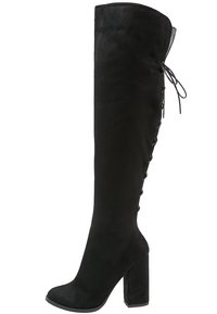 Even&Odd Botas de tacón - black
