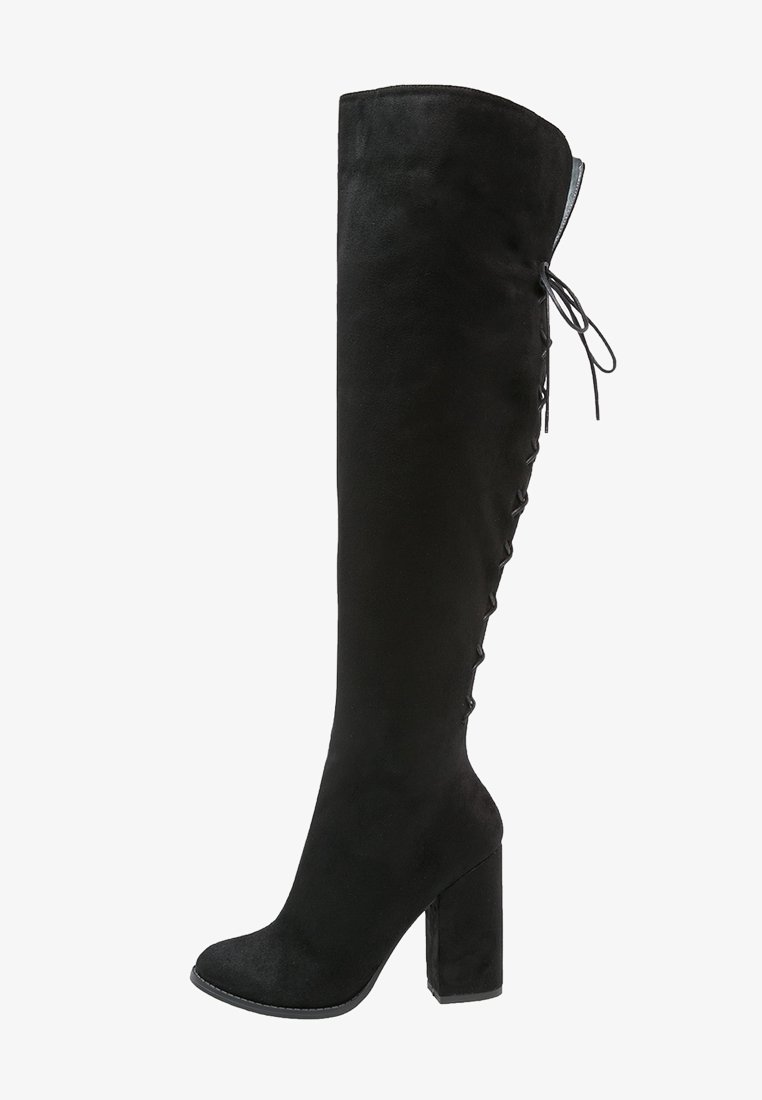 Even&Odd Botas de tacón - black
