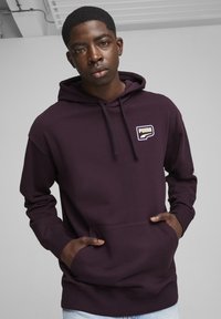 Puma DOWNTOWN GRAPHIC - Melegítőfelső - midnight plum