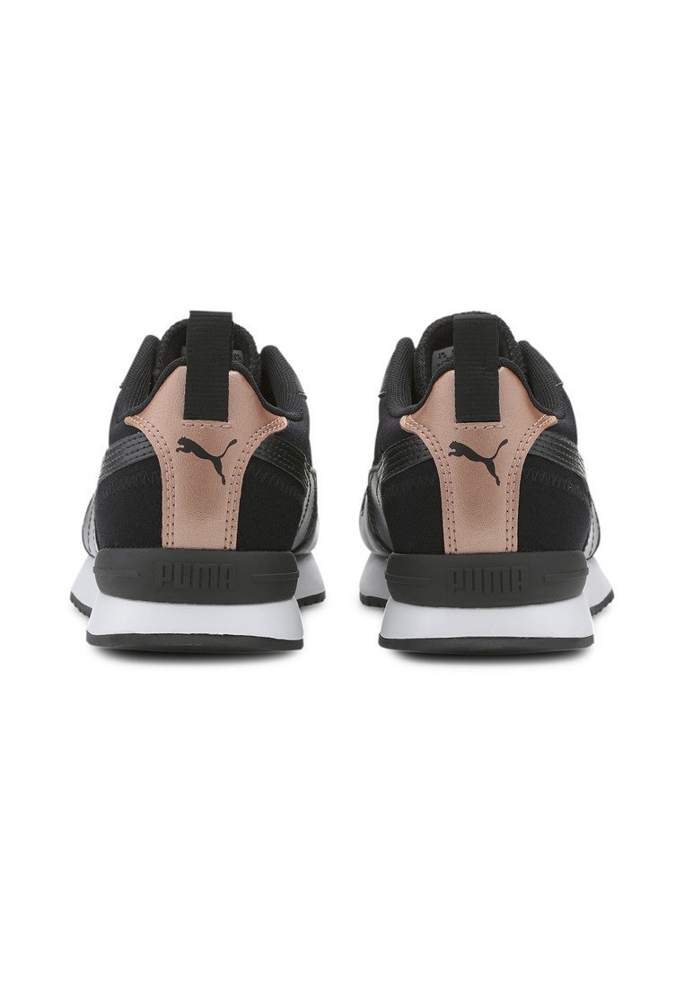 puma trainers black and rose gold