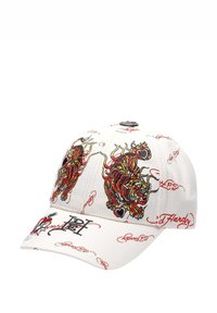 Ed Hardy - UNISEX TIGER FLAMES REPEAT - Cap - egret Thumbnail Image 1