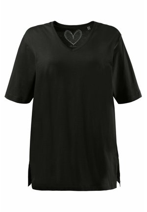 Ulla Popken RELAXED FIT  - Basic T-shirt - schwarz