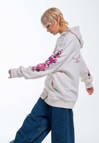 Ed Hardy LOVE WRAPPED RELAXED THRU  - Felpa con zip - pink