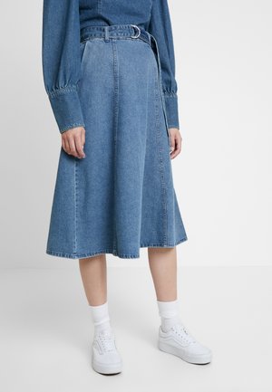 A-lijn rok - blue denim
