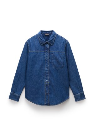 Napapijri CIMONDE - Blúzka so zapínaním na gombíky - denim