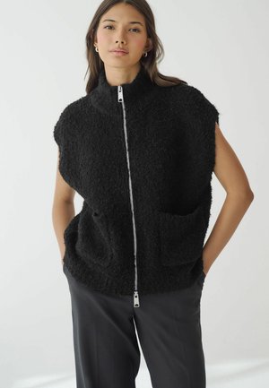 ZIP THROUGH  - Smanicato - black
