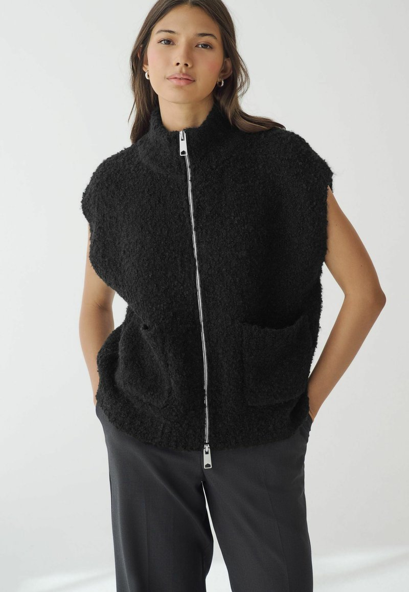 Next ZIP THROUGH  - Vest - black