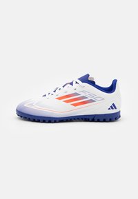 adidas Performance F50 CLUB TF UNISEX - Scarpe da calcio per terreni sintetici - footwear white/solar red/lucid blue