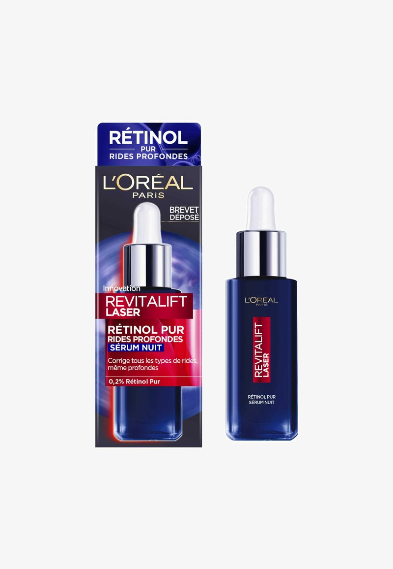 L'Oréal Paris - SÉRUM NUIT RÉTINOL PUR RIDES PROFONDES REVITALIFT LASER - Sérum - n a, Agrandir