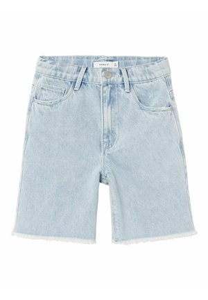 Name it WIDE FIT - Short en jean - light blue denim
