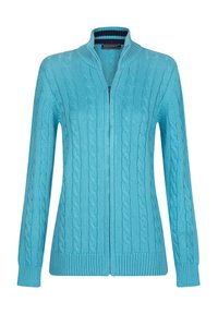 CABLE - Cardigan - turquoise
