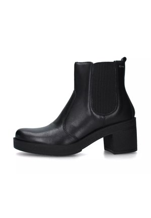 Stivaletti con plateau - black
