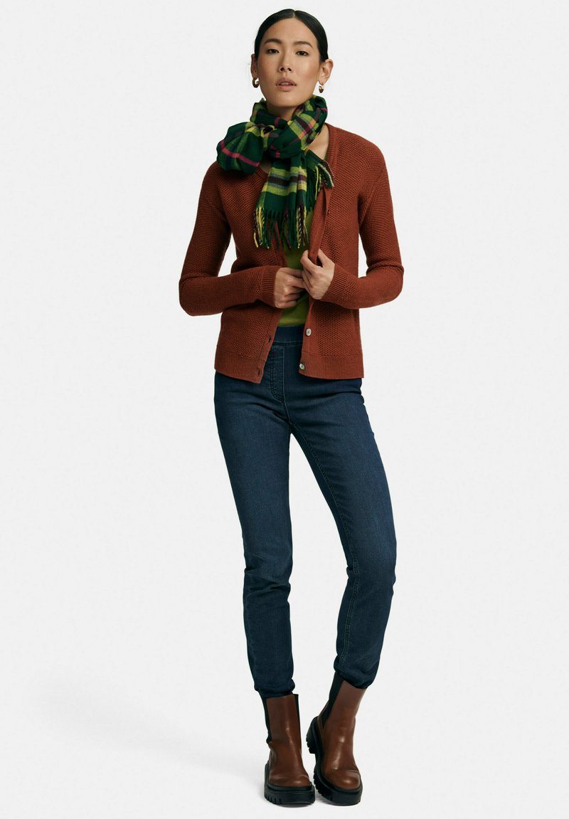 Damen Strickjacken | PETER HAHN Strickjacke terracotta melange/braun - NQ27194 Damen Strickjacken | PETER HAHN Strickjacke terracotta melange/braun - NQ27194