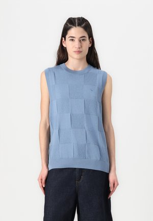 CHECKER  - Top - frosted blue