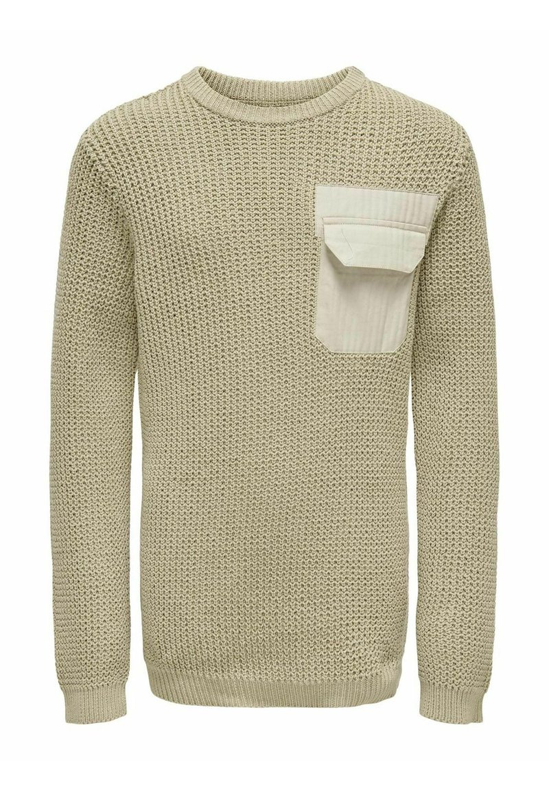 ONLY & SONS junior Trui beige ONLY & SONS junior Trui beige