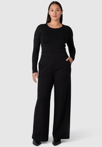 Les Lunes Pantaloni - schwarz